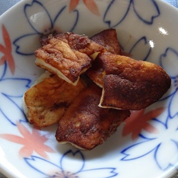 ちょこっとおつまみに!はんぺんのバター焼き